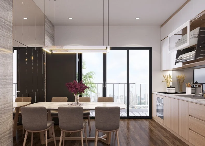 Thiet Ke Khong Gian Song Dang Cap: Noi That Chung Cu 90m2 
