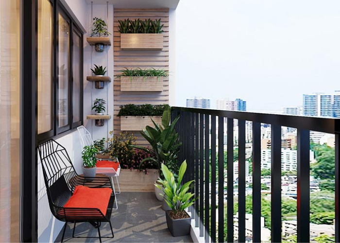 20+ Mau Decor Ban Cong Nho Dep, Hien Dai | Y Tuong Thiet Ke Khong Gian Rieng Tu